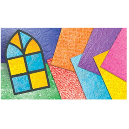 Roylco 5.5-inch x 8.5-inch Frosted Glass Papers R-15272